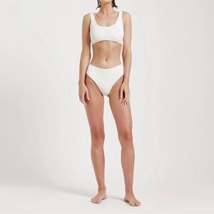 Myra Swim Diego Top in Vanilla, size medium